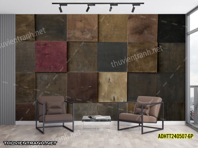 Tranh dán tường Vân Gỗ- ADHTT240507-6P - Tranh tường chất lượng cao